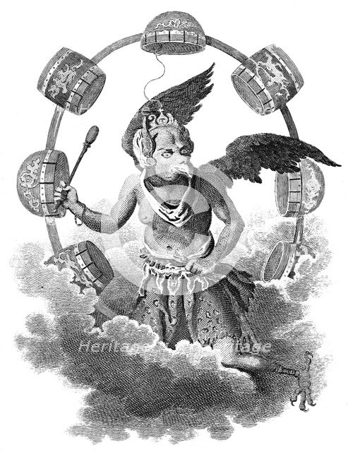 'Jupiter of the Chinese', early 19th century. Artist: Grainger