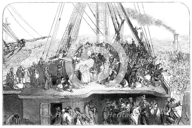 The Departure, 1850. Creator: Unknown.