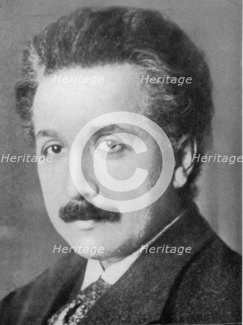 Albert Einstein (1879-1955), German-Swiss mathematician and theoretical physicist, c1920. Artist: Unknown