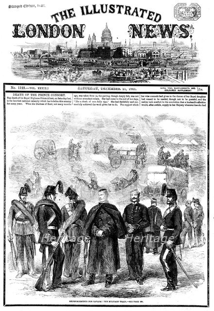 Death of Albert (1819-1861), Prince Consort of Queen Victoria, 14 December 1861. Artist: Unknown