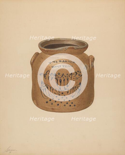 Pot, 1941. Creator: Giacinto Capelli.