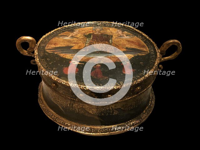 Wedding Casket with the Triumph of Venus, 1421. Creator: Giovanni di Paolo (ca 1403-1482).