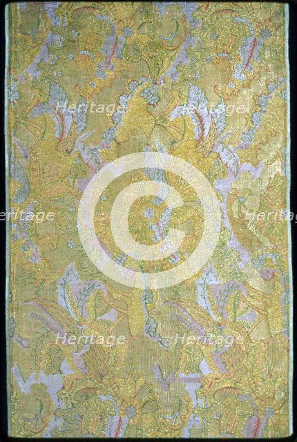 Panel (Dress Fabric), France, c. 1718/19. Creator: Unknown.