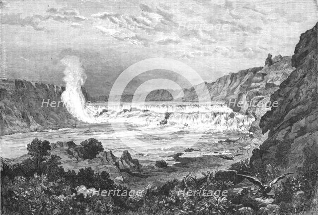 ''Falls of the Mississippi; A Naturalist's Excursion in Wisconsin', 1875. Creator: Unknown.