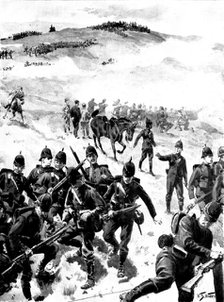 With an Easter Marching Detachment: end of the fray, 1898. Creator: Unknown.