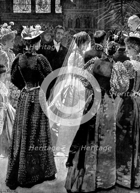 The Marriage of Miss Peel with Mr. Rochfort Maguire, M.P., St. Margaret's Church, Westminster, 1895. Creator: George Meisenbach.