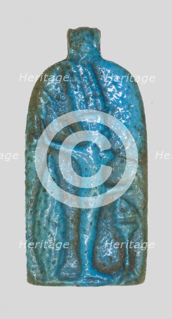 Amulet of the God Amun-Ra Kamutef, Egypt, Late Period, Dynasty 26-31 (664-332 BCE). Creator: Unknown.