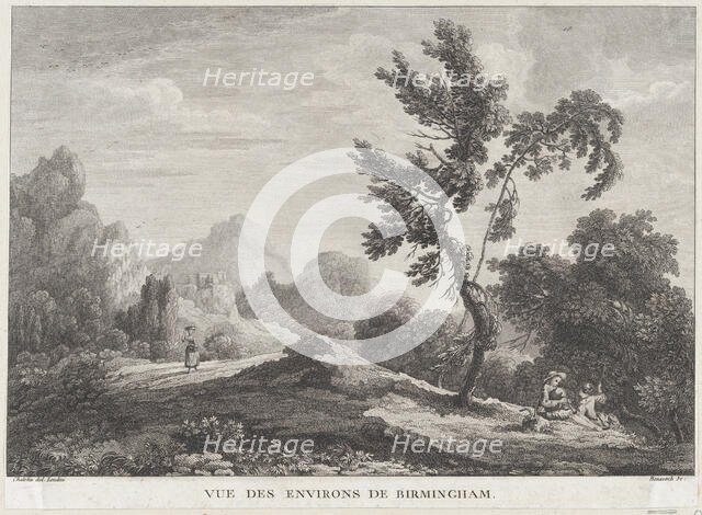 View of Birmingham, ca. 1755., ca. 1755. Creator: Peter Paul Benazech.