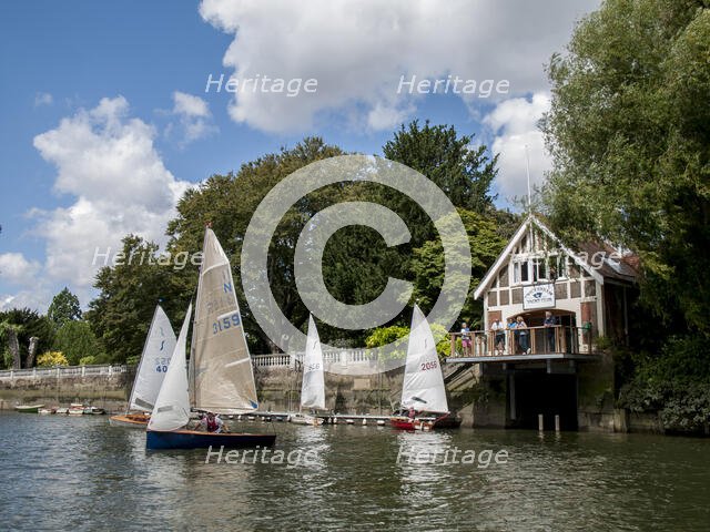 Twickenham Yacht Club, Riverside, Twickenham, Richmond upon Thames, London, 2013. Creator: Simon Inglis.