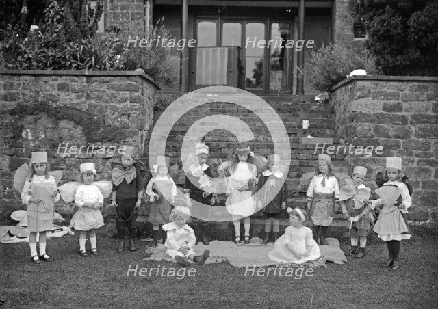 A children's party, Hellidon House, Northamptonshire, 1904. Artist: A Newton