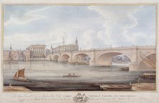 London Bridge (new), London, c1835. Artist: G Yates