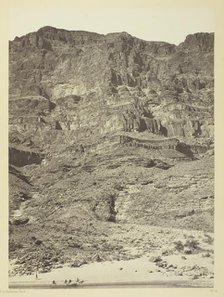 Wall in the Grand Cañon, Colorado River, 1871. Creator: Tim O'Sullivan.