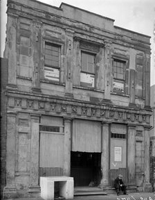 Derelict building on Alcester Street, Birmingham, West Midlands, 1941. Artist: GB Mason