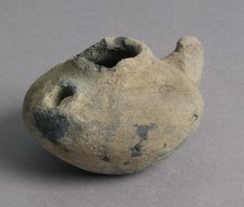 Oil Lamp, Coptic, 4th-7th century. Creator: Unknown.