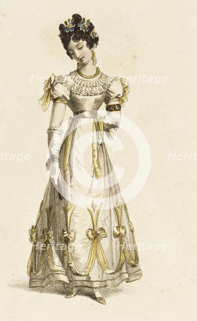 Fashion Plate (Ball Dress), 1827. Creator: Rudolph Ackermann.