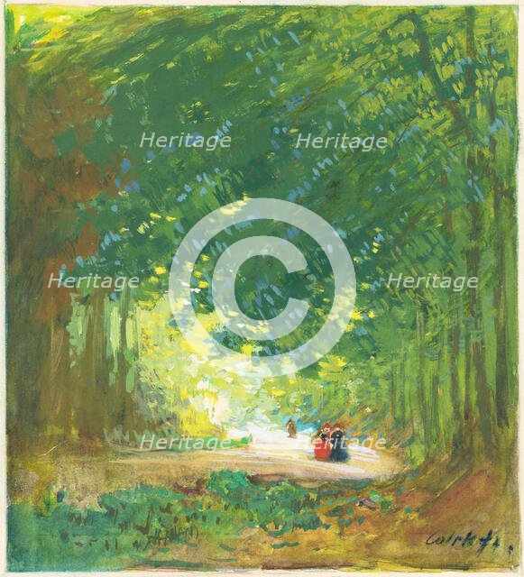 In the Park, 1890-1910. Creator: Stanislav Lolek.