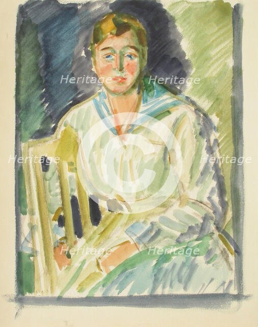 Sketch for a Portrait, c1910s. Creator: Verner Thome.