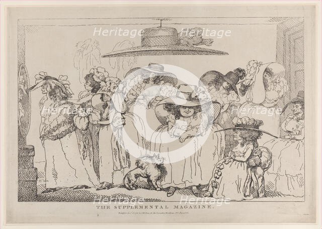 The Supplemental Magazine, January 1, 1786., January 1, 1786. Creator: Thomas Rowlandson.