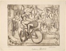Cycle Race, 1926. Creator: Ernst Kirchner.