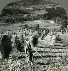 'A Telemarken Harvest Scene near Saude, Norway', c1930s. Creator: Unknown.