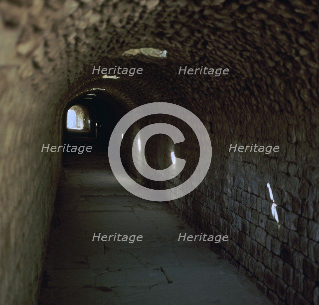 Underground to the healing centre of the Asklepion in Pergamum, 2nd century. Artist: Unknown