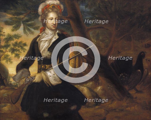 Hedvig Sofia, 1681-1708, Princess of Sweden, Duchess of Holstein-Gottorp, mid-late 17th century. Creator: Workshop of David Klöcker Ehrenstrahl.