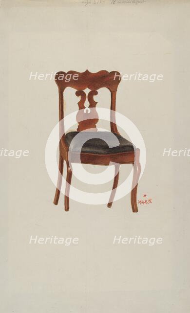 Chair, 1935/1942. Creator: Margaret Stottlemeyer.
