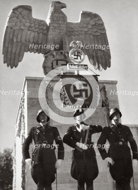 German soldiers, Germany, 1936. Artist: Unknown
