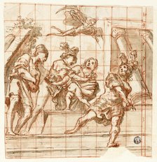 Allegorical Scene with Father Time, n.d. Creator: Pietro della Vecchia.