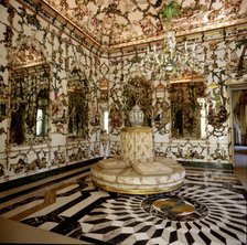 View of the Porcelains Hall (1763 - 1765), at the Royal Palace of Aranjuez, decorated by Jose Gri…
