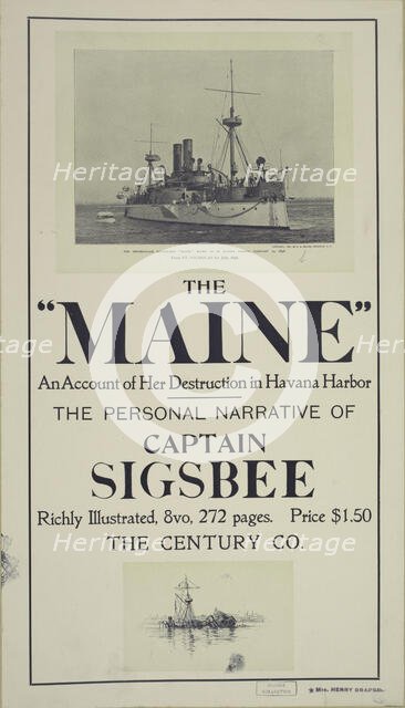 The "Maine", c1895 - 1911. Creator: Unknown.