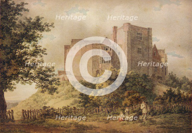 Tamworth Castle, 1799, (1922). Artist: Richard Thomas Underwood