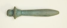 Amulet of a Papyrus Column, Egypt, Late Period, Dynasty 26-30 (664-343 BCE). Creator: Unknown.