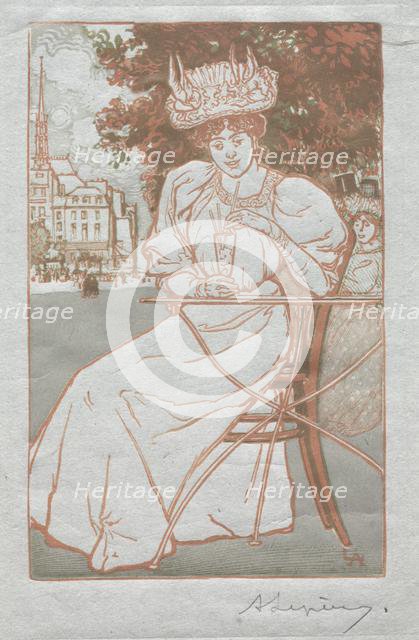 Paris Almanac, 1897: Summer, 1897. Creator: Auguste Louis Lepère (French, 1849-1918).