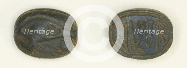 Scaraboid: Wedjat Eye, Egypt, New Kingdom, Dynasty 18 (about 1550-1295 BCE). Creator: Unknown.