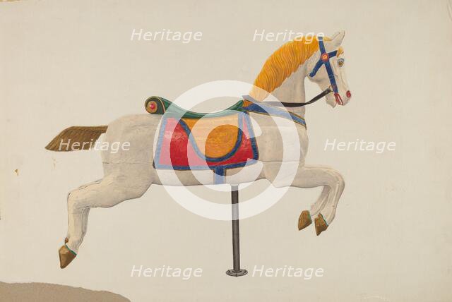 Carousel Horse, 1940. Creator: John W Kelleher.