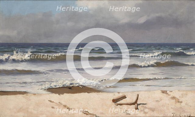 Coast at Polaga, 1889. Creator: Stanislaw Witkiewicz.