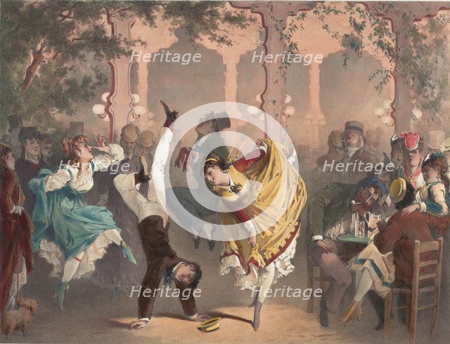 Le quadrille à Bullier, 1870.