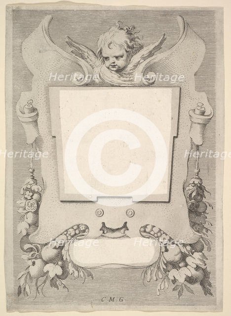 Title Page: Bentivoglio, Della Guerra di Fiandra, 1632. Creator: Claude Mellan.