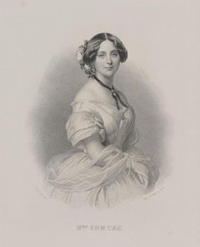 Portrait of the opera singer Henriette Sontag (1806-1854), c. 1850. Creator: Winterhalter, Franz Xavier (1805-1873).