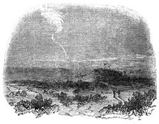 The Meteor, as seen near Corfe Castle, Wareham, Dorset, 1856.  Creator: Unknown.