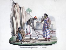 'Carpenters', 1828. Artist: Marlet et Cie