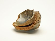 Fragments of Tea Bowls, fused to their saggar, Song dynasty (960-1279), 12th/13th century. Creator: Unknown.