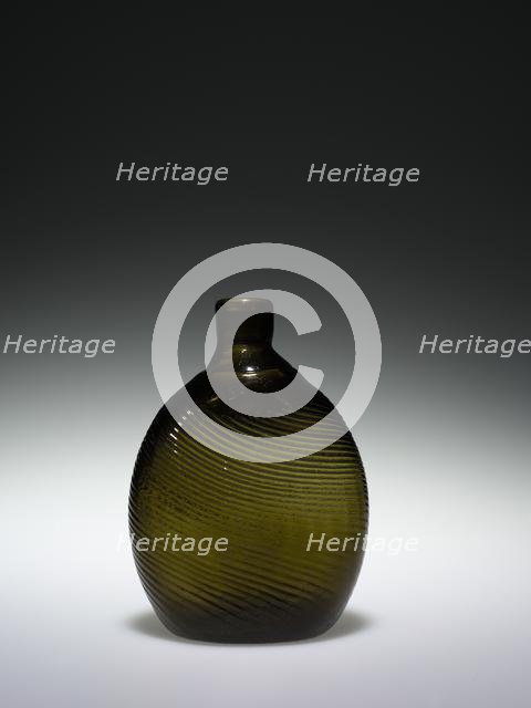 Pitkin Flask, 1800s. Creator: Unknown.