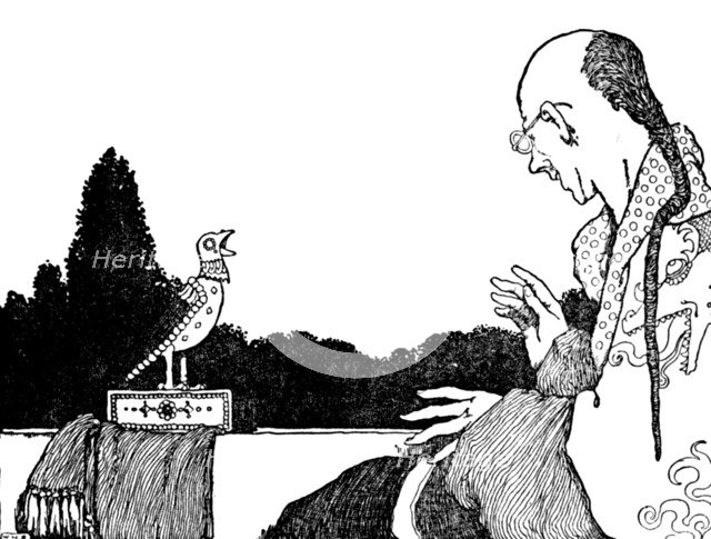 'He Was Quite As Successful as the Real Nightingale', c1930. Artist: W Heath Robinson.