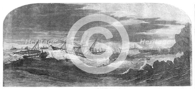 Wrecks at Balaclava, 1854. Creator: Unknown.