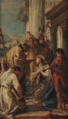 The Communion of Saint Lucy, c1748. Creator: Tiepolo, Giambattista (1696-1770).