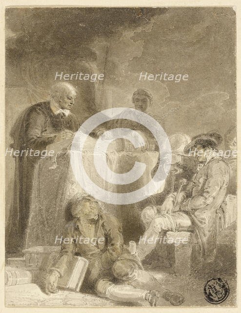 Sleeping Congregation, 1764/1822. Creator: John Thurston.