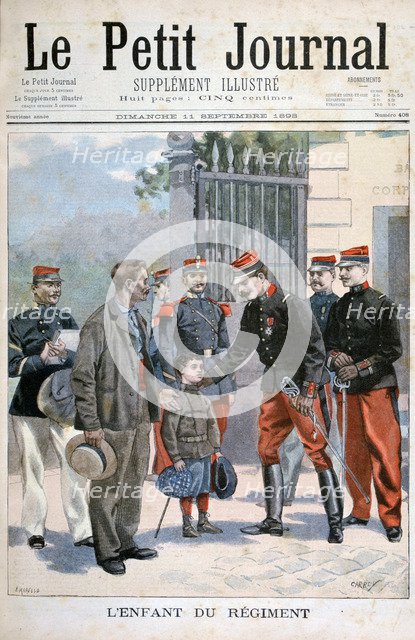 The child of the regiment, 1898. Creator: F Meaulle.