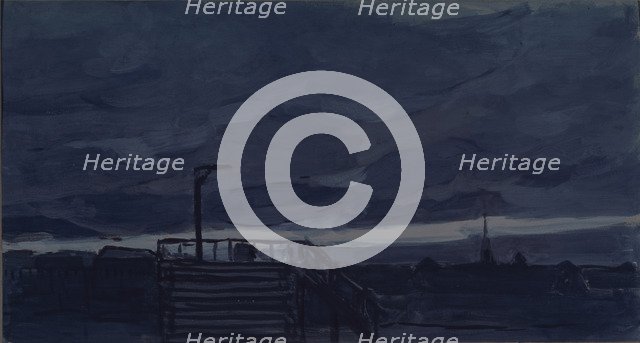 Stage design for the opera The Ice House by A. Koreshchenko, 1900. Artist: Golovin, Alexander Yakovlevich (1863-1930)